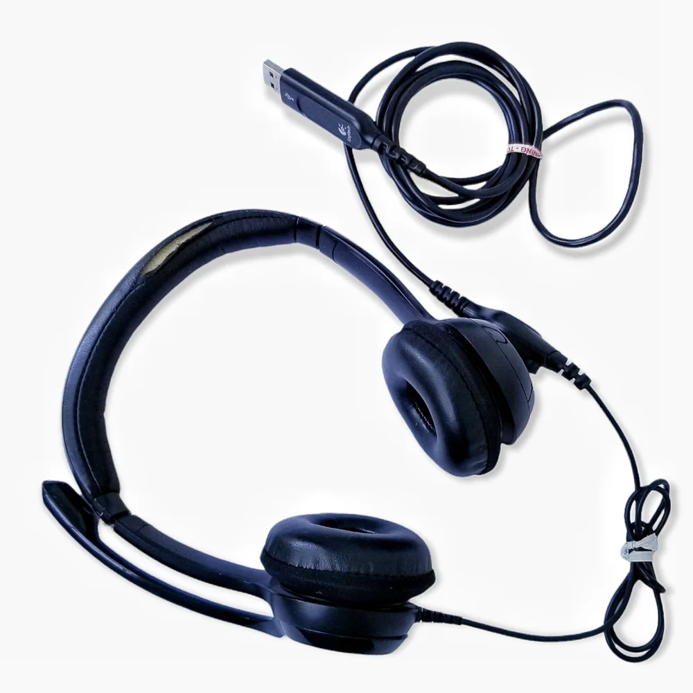 Wired Logitech Keyboard, Mouse and Headset Combo